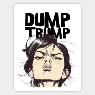 Dump Trump: American Women Sticker